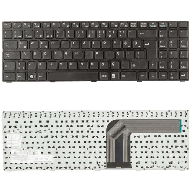 Exper Karizma A3E, A3000E, S1560UH, S1560US Klavye Tuş Takımı Tuş Seti Siyah Türkçe