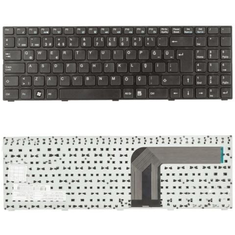 Exper Karizma A3E, A3000E, S1560UH, S1560US Klavye Tuş Takımı Tuş Seti Siyah Türkçe