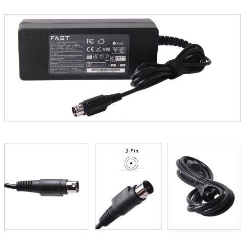 24v 3.75a 90w Uyumlu 3 Pin Adaptör Şarj Aleti Şarj Cihazı