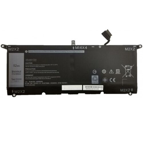 Nion Dell XPS 9370, 13 9370, 13-9370 Uyumlu Batarya Pil