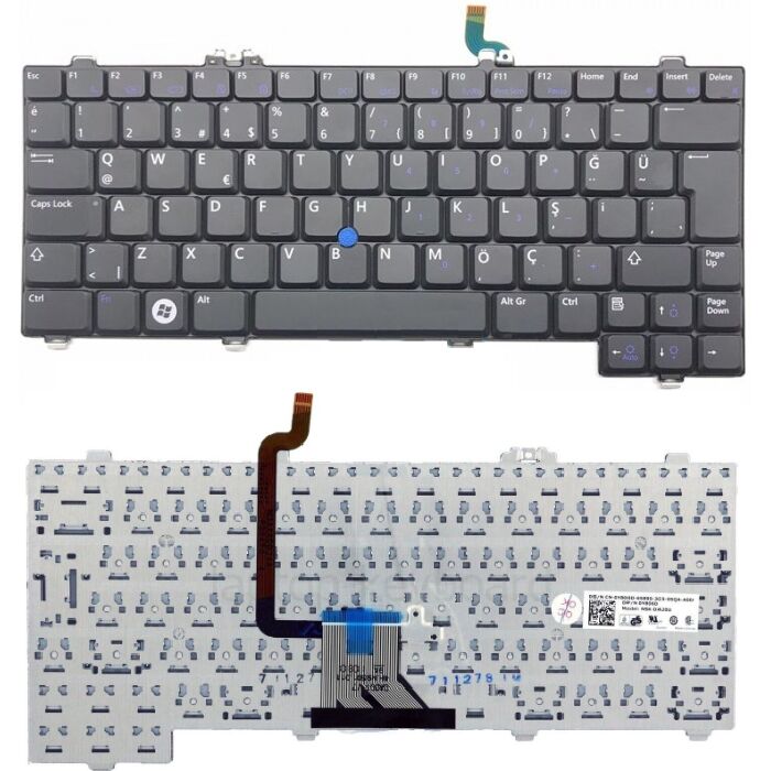 Dell NSK-DA201 Klavye Tuş Takımı Tuş Seti Led Işıklı Siyah Türkçe