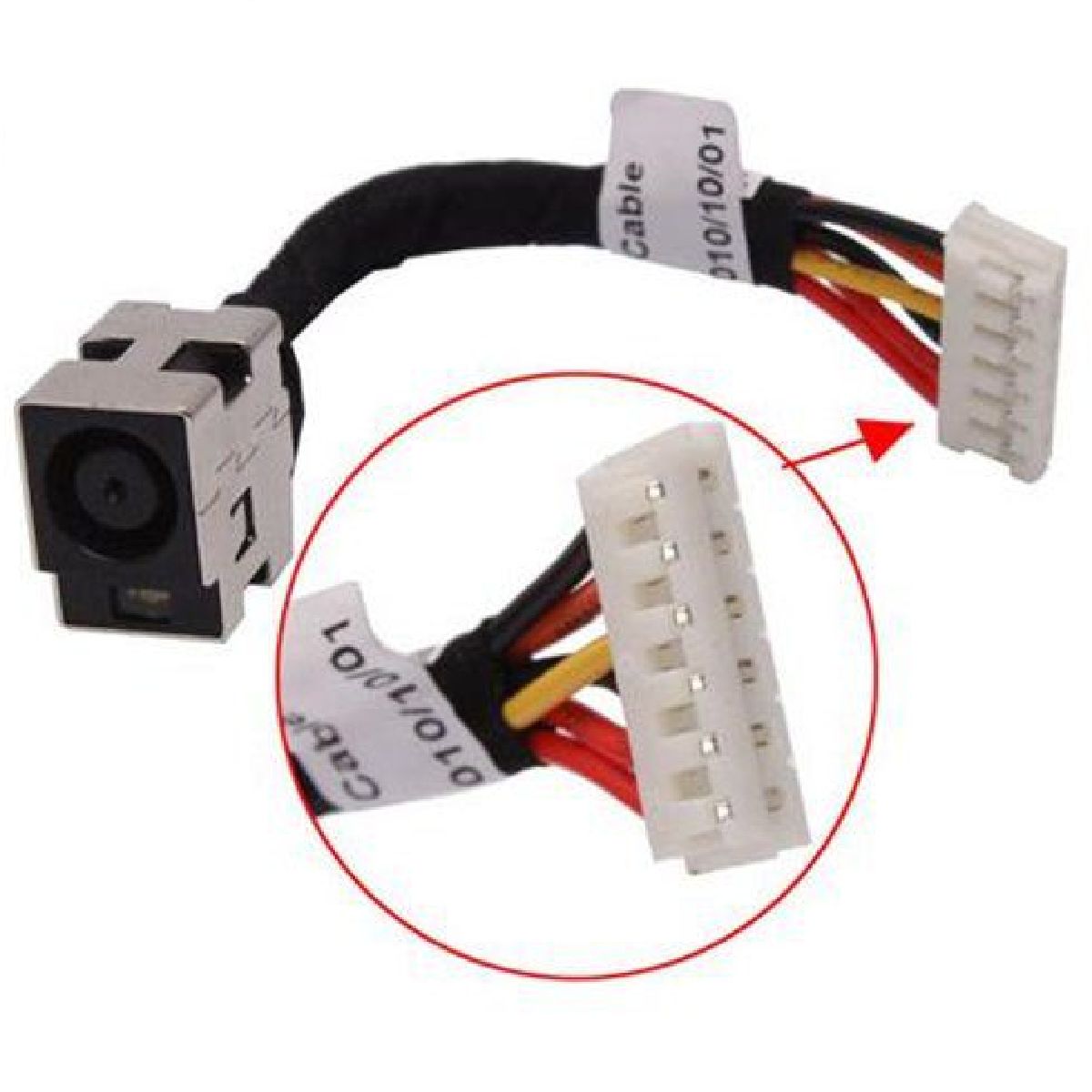 Compaq Presario CQ60-130ET, CQ60-200ET, CQ60-201ET, CQ60-210ET Uyumlu Power Jack Şarj Soketi Kablolu