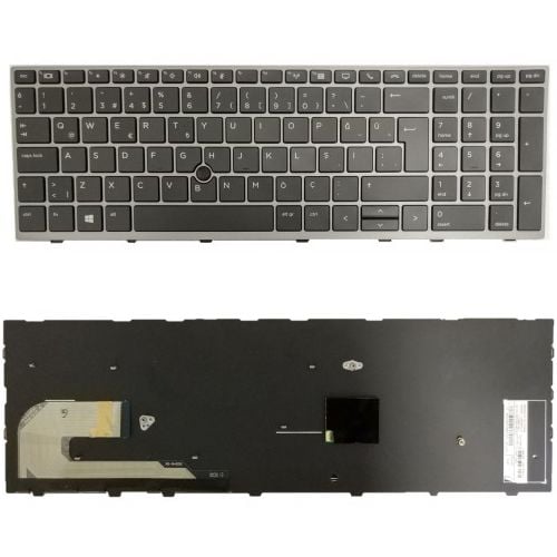 Hp Elitebook 850 G5, 855 G5 Uyumlu Klavye Tuş Takımı Tuş Seti Siyah Türkçe
