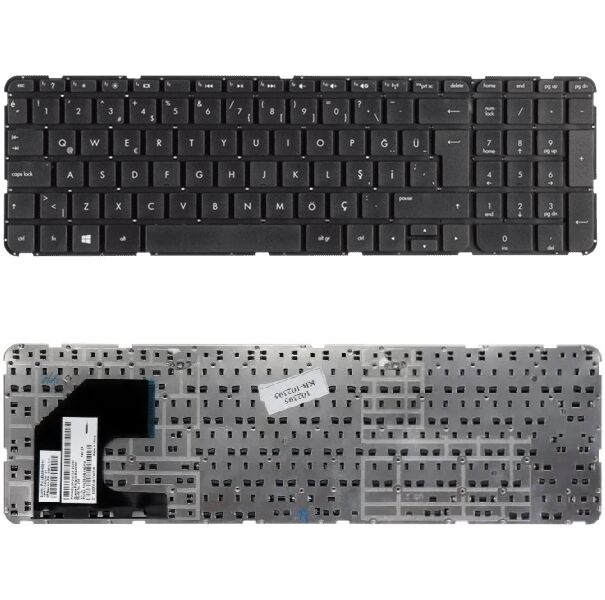 Hp AEU36A00010, AEU36U00010, AEU36U00210, AEU36U00310 Klavye Tuş Takımı Tuş Seti Siyah Türkçe
