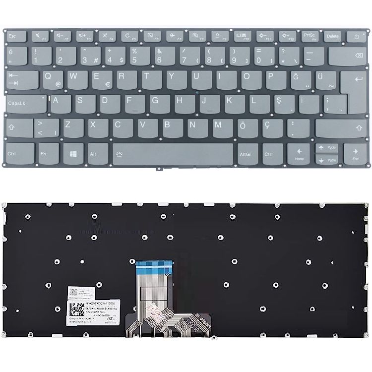 Lenovo 5CB0P18860, 5CB0P18892, 5CB0P18878, 5CB0P18898 Klavye Tuş Takımı Tuş Seti Siyah Türkçe