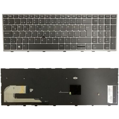 Hp L14365-001, L14365-141, L14366-001, L14366-141 Uyumlu Klavye Tuş Takımı Tuş Seti Siyah Türkçe
