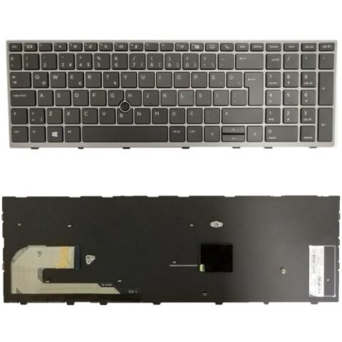 Hp L14365-001, L14365-141, L14366-001, L14366-141 Uyumlu Klavye Tuş Takımı Tuş Seti Siyah Türkçe