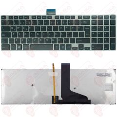 Toshiba Satellite L50-A-13K, L50-A-14T Klavye Gri Işıklı TR