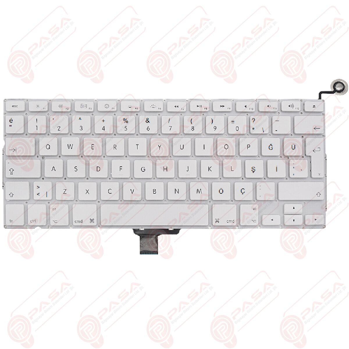 Apple 2D010HD99H1A Klavye Beyaz Tuş Takımı Tuş Seti Türkçe