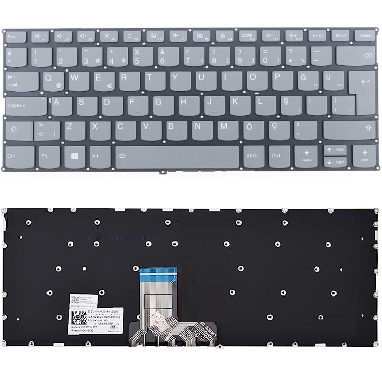 Lenovo 5CB0Q12123, 5CB0Q12154, 5CB0Q12130 Klavye Siyah TR