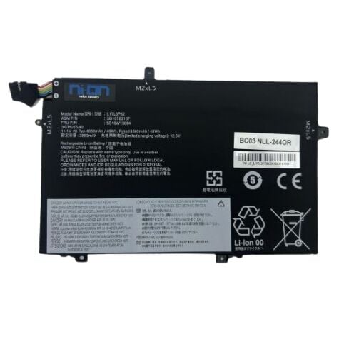 Nion Lenovo ThinkPad L590, 20Q7, 20Q8 Uyumlu Batarya Pil