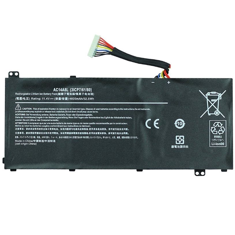 Fast Acer Aspire VN7-571, VN7-571G, NX-MUXEY-004 Uyumlu Batarya Pil