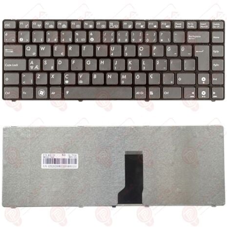 Asus P42F, P42J, P42JC, P43E, P43S, P43SJ Klavye Siyah Tuş Takımı Tuş Seti Türkçe