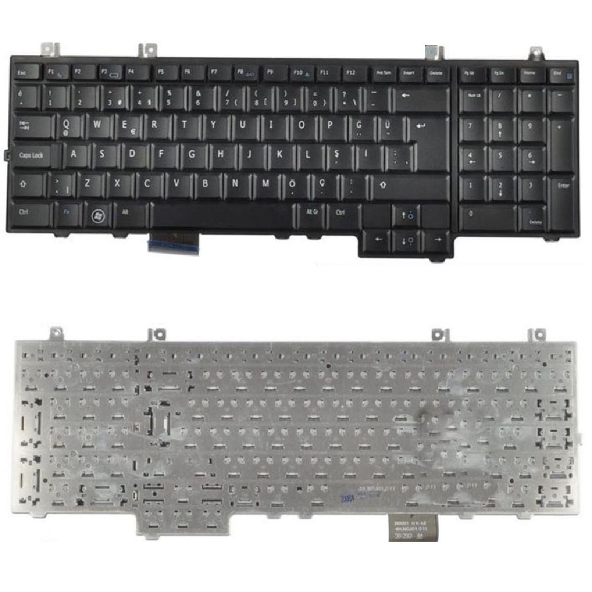 Dell 0F484C, F484C, 0HW206, HW206, 0RK695, RK695 Klavye Tuş Takımı Tuş Seti Siyah Türkçe