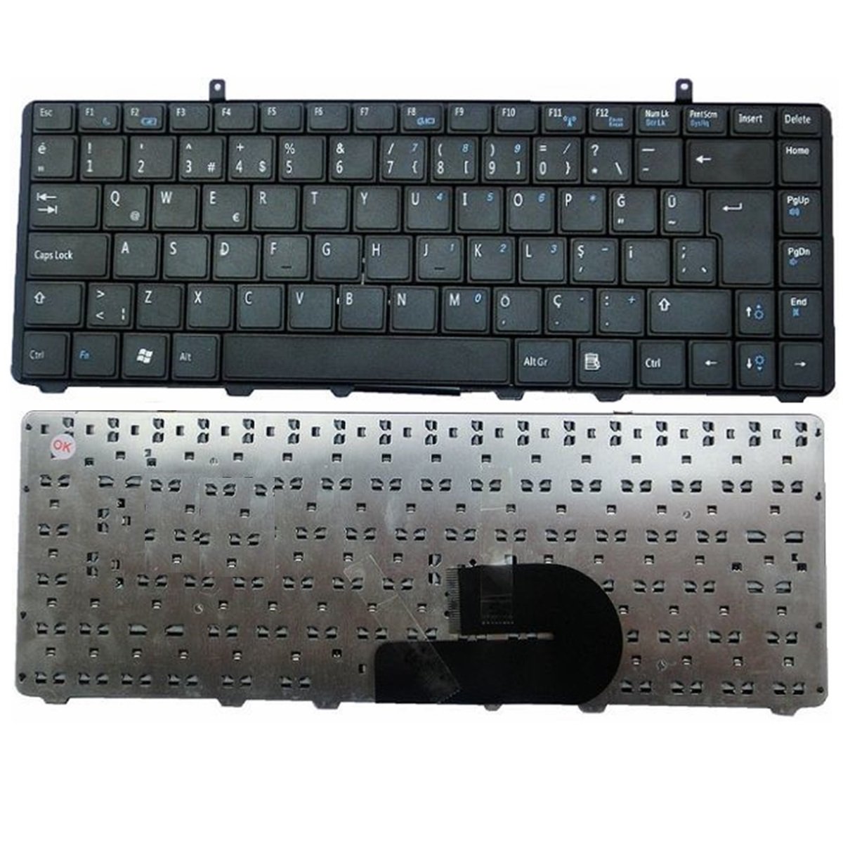 Dell R817H, 0R817H Klavye Tuş Takımı Q Siyah Renk Türkçe Keyboard