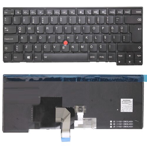 Lenovo ThinkPad T440, 20B6, 20B7 Klavye Siyah TR