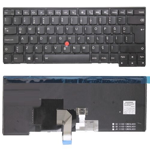 Lenovo ThinkPad T440p, 20AN, 20AW Klavye Siyah TR