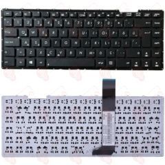 Asus K450CA, K450CC, K450CP, K450EA, K450EP Klavye Tuş Takımı Tuş Seti Siyah Türkçe