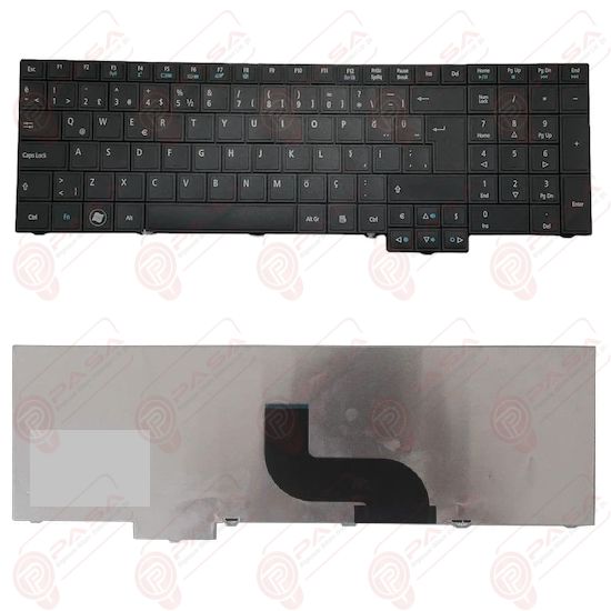 Acer TravelMate 6595, 6595G, 6595T, 6595TG Klavye Tuş Takımı Tuş Seti Siyah Türkçe