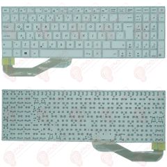 Asus X540UB-GQ1145T, X540UB-GQ359, X540UP-GO002T Klavye Beyaz Tuş Takımı Tuş Seti Türkçe