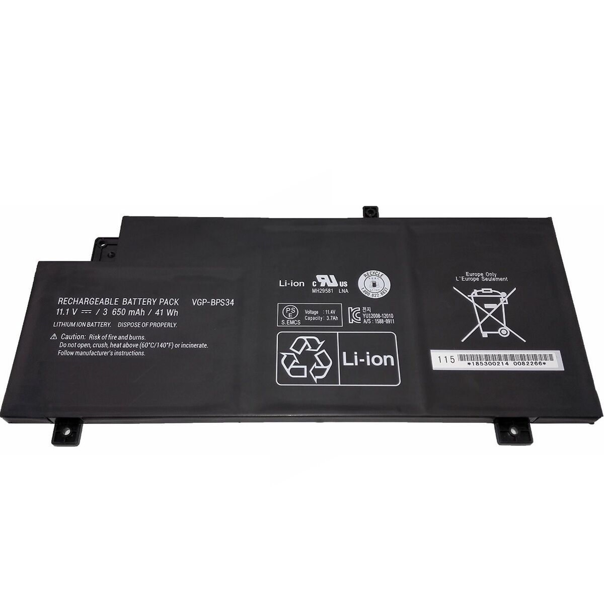 Sony Vaio SVF15A1DPXB, SVF15A1M2E Batarya Pil