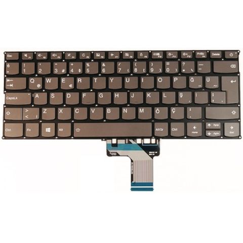 Lenovo ideaPad 720s-14IKB, 80XC, 81BD Klavye Gri TR