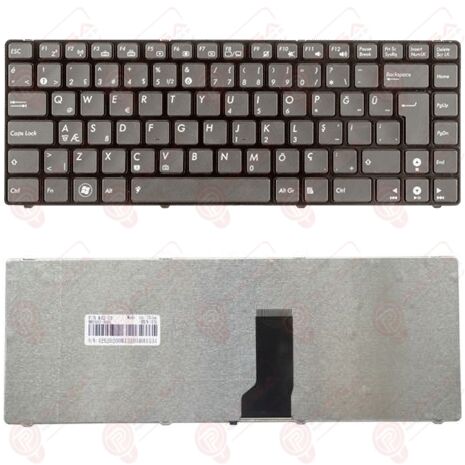 Asus X42JP, X42JR, X42JV, X42JY, X42JZ, X42N Klavye Siyah Tuş Takımı Tuş Seti Türkçe