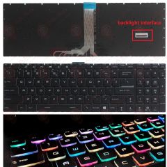 MSI GE75 9SE-411TR Klavye Tuş Takımı RGB Işıklı Siyah Ver.2 TR