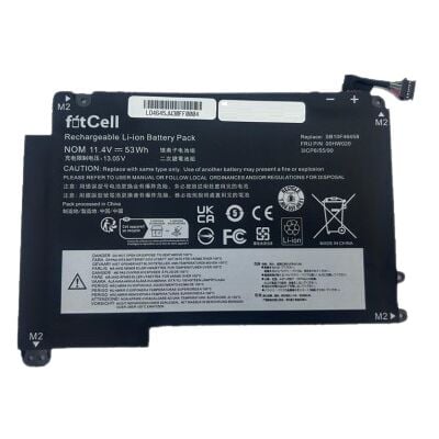 FitCell Lenovo ThinkPad Yoga 14, 20FY Uyumlu Batarya Pil