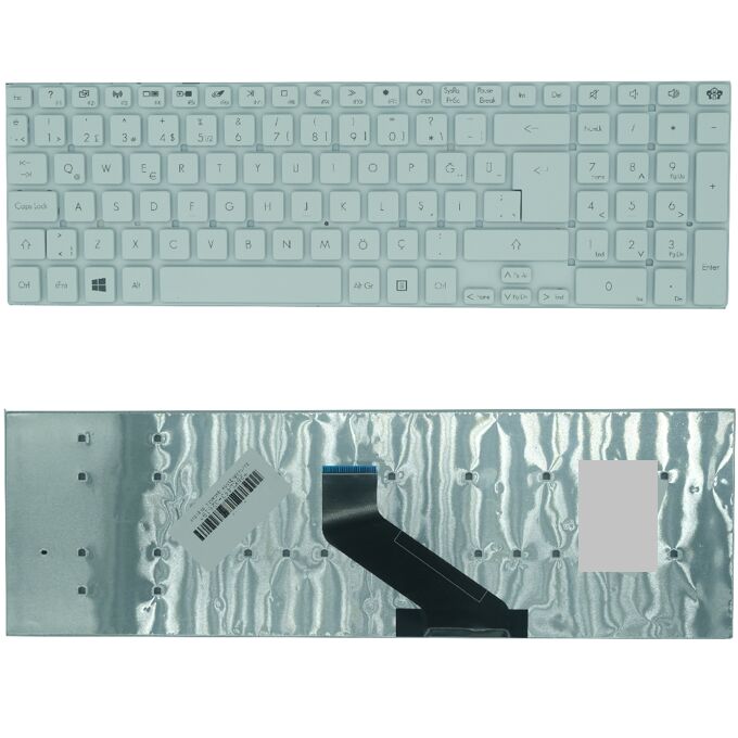 Acer Aspire 5755, 5755G Klavye Tuş Takımı Beyaz Q TR Keyboard