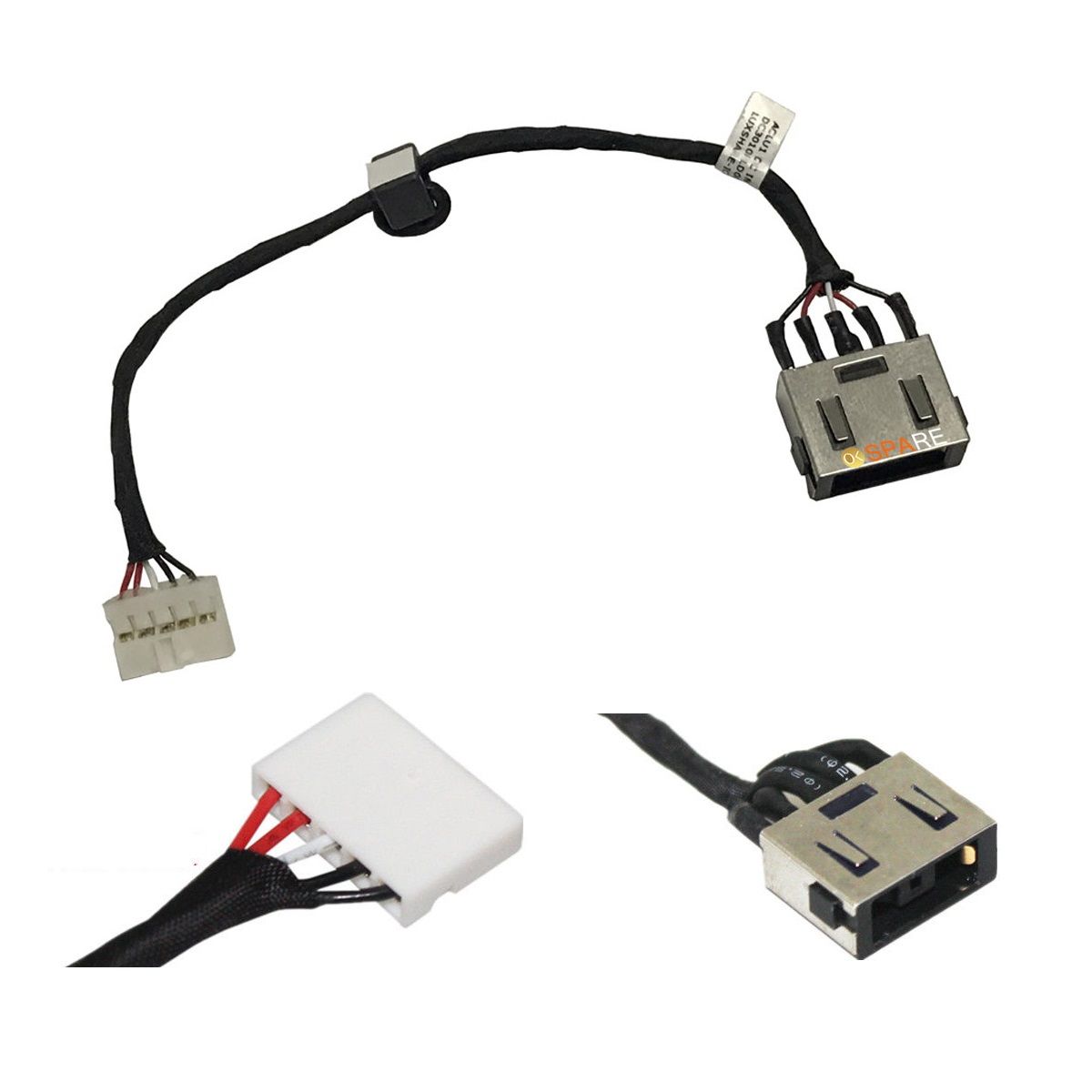 Lenovo ideapad 300-15IBR, 300-15ISK, 80M3, 80Q7, 80RS Uyumlu Power Jack Şarj Soketi Kablolu DC Jack