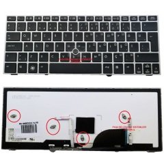 Hp Elitebook 2170P Klavye Tuş Takımı Tuş Seti Gri Türkçe