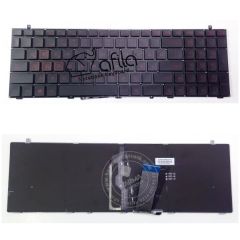 Monster Abra A5 V10.3.4 Klavye Tuş Takımı Işıklı Kırmızı Tuş Siyah