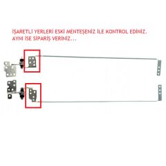 Asus X550VC-XO017H, X550VC-XO018H, X550VC-XO019H Uyumlu Menteşe Sağ ve Sol Set