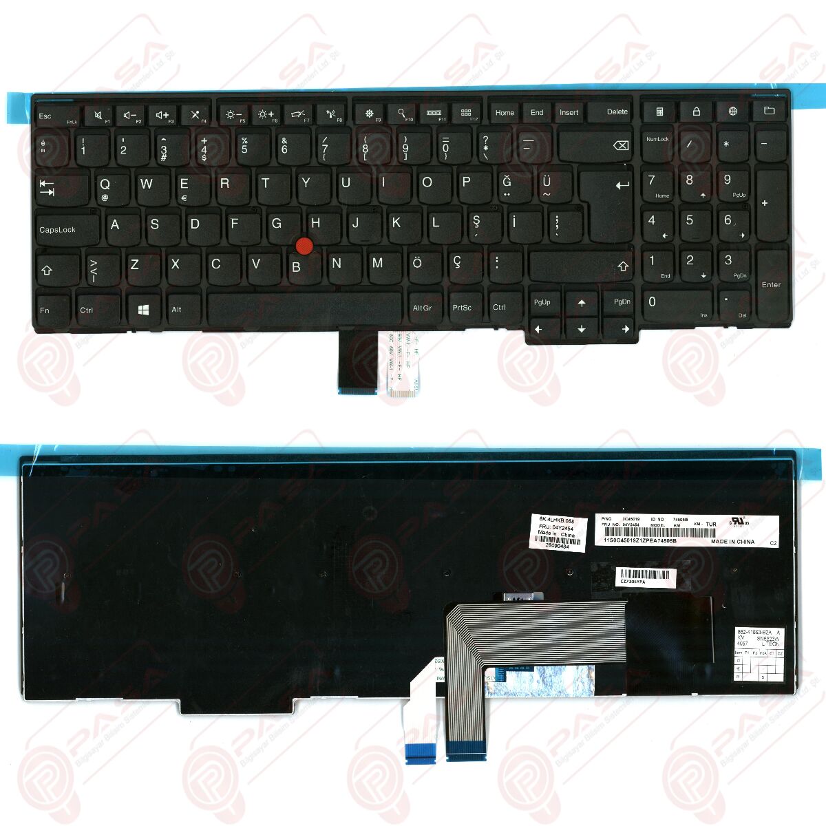 Lenovo NSK-Z50ST, NSK-Z51ST, NSK-Z52BC, NSK-Z52SC Klavye Siyah TR