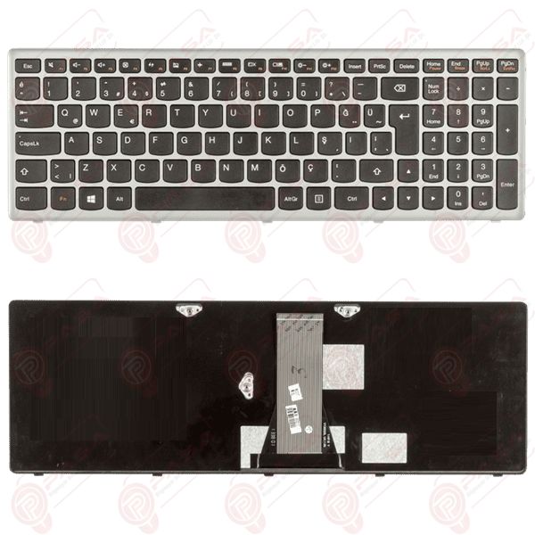 Lenovo 25211084, 25213595, 25213625, 25213655 Klavye Gri TR