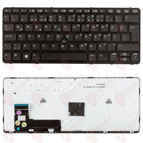 Hp 730540-001, 730540-141 Klavye Tuş Takımı Tuş Seti Siyah Türkçe