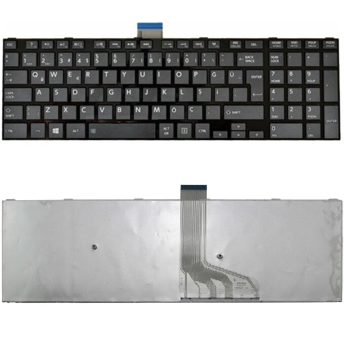 Toshiba Satellite L50-A-1CX Klavye Tuş Takımı Tuş Seti Siyah Q TR