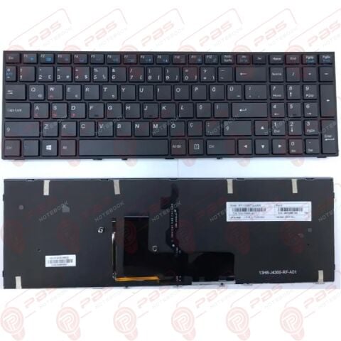 Monster Tulpar T7 V7.1 Klavye Tuş Takımı Işıklı Ver.1 Siyah TR