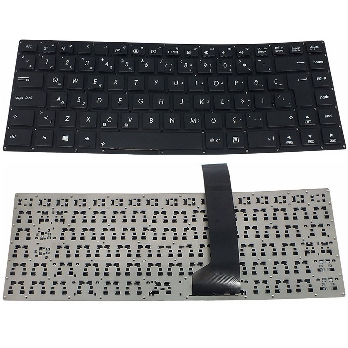 Asus S46CA-WX074H, S46CA-XH51 Klavye Tuş Takımı Siyah Q Türkçe Laptop Klavye