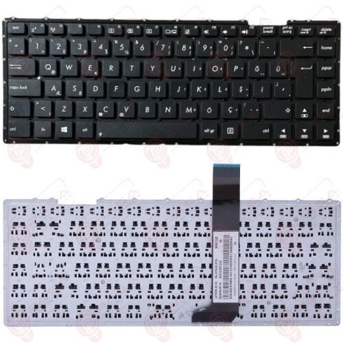 Asus X402C, X402CA, X402N, X402NA, X402S, X402SA Klavye Tuş Takımı Tuş Seti Siyah Türkçe