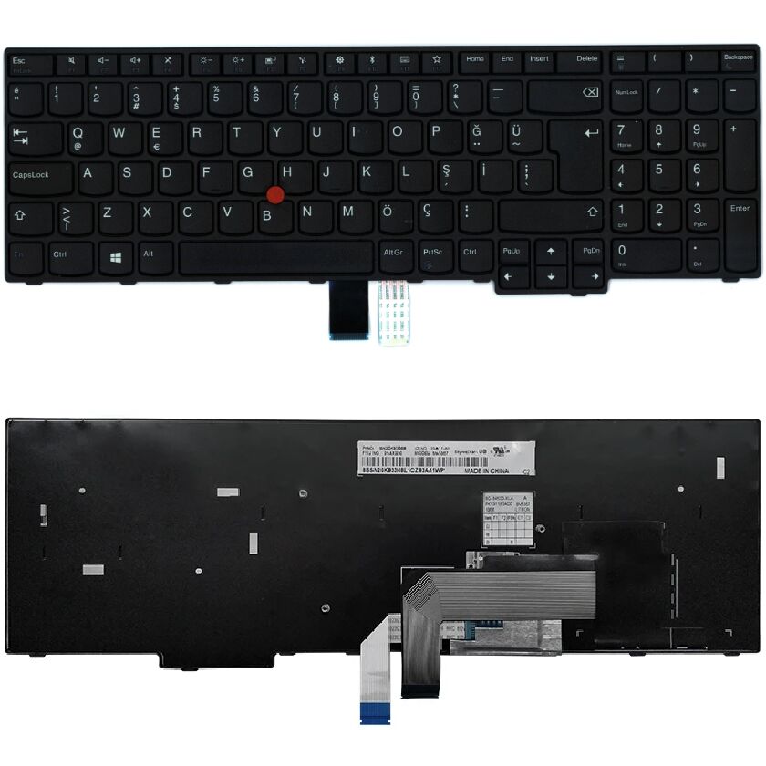 Lenovo ThinkPad E575, 20H8 Klavye Siyah TR