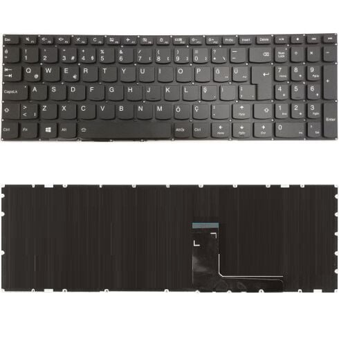 Lenovo 5CB0L35883, 5CB0L35911, 5CB0L37439, 5CB0L35904 Uyumlu Klavye Tuş Takımı Siyah Türkçe