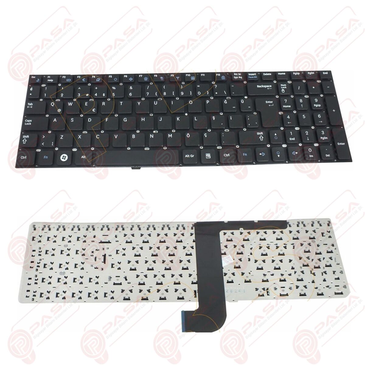 Samsung NP-RF711-S01US, NP-RF711-S02US Klavye Siyah TR