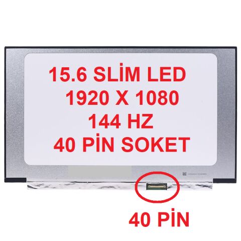 Acer Aspire AN515-58-51B4, AN515-58-75Z3 Uyumlu Ekran Panel 15.6 Slim Led 40 Pin 1920 x 1080 FHD
