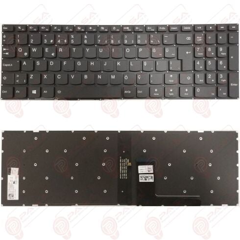 Lenovo 5CB0M29126, 5CB0M29129, AP10T000500 Klavye Işıklı Siyah TR