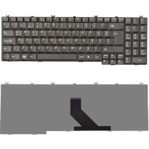 Lenovo 20023, 25011340, A3SL-TUR Klavye Siyah TR