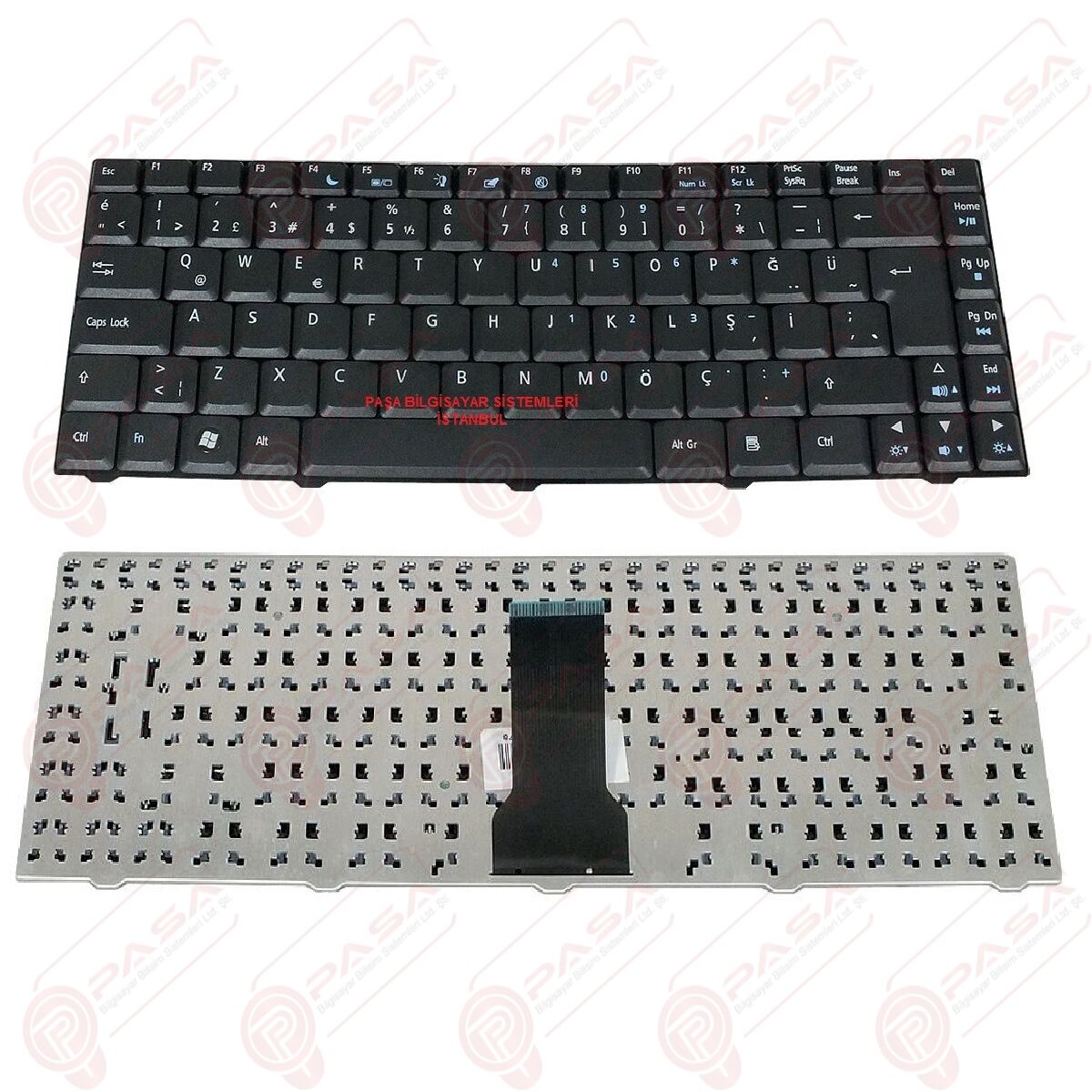 Acer 6037B0015819, AEZ06R00020 Klavye Tuş Takımı Tuş Seti Siyah Türkçe