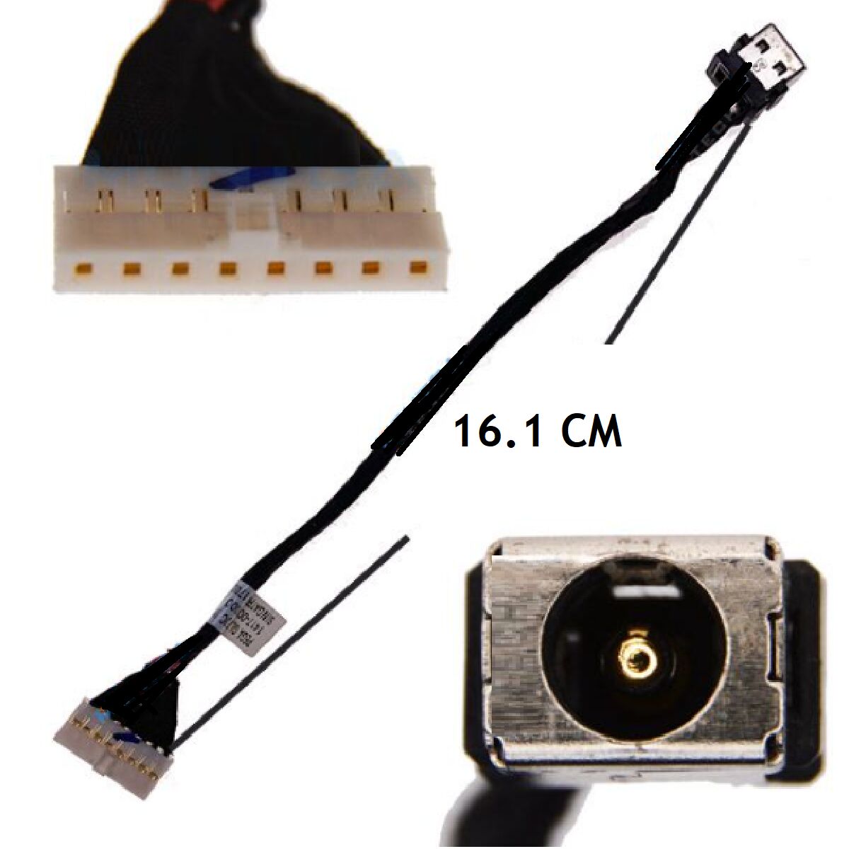 Asus FX73V, FX73VD, FX73VE, ZX753V, ZX753VD Uyumlu Power Jack Şarj Soketi Kablolu