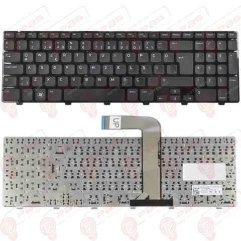 Dell 04DFCJ, 4DFCJ, 08JKNX, 8JKNX Klavye Tuş Takımı Tuş Seti Siyah Türkçe